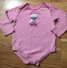 Carhartt One Piece Bodysuit Long Sleeve Baby Toddler Size 24 Months Pink