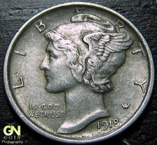 1918 D Mercury Dime - Make Us An Offer! #G3282