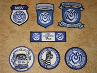 7 Stück Aufnäher Meidericher SV 02 e. V. MSV Duisburg Zebras S2052