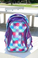 Satch Sleek Hurly Pearly Schulrucksack mit Zubehör