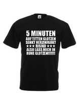 Funshirt "Titten glotzen" Funshirts T-Shirt Herzinfarkt Medizin Doktor Busen 