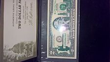 2 Dollar Bill. Series A 2003 Illinois