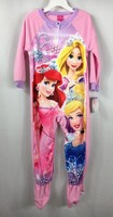 Disney Princesses Girls 1pc Blanket Sleeper Pajamas NWT size 4