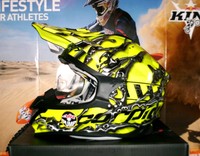 SCORPION EXO VX-15 OIL Pumpsystem Offroad Quad Helm Gelb Suzuki RMZ NEU XXL Thor