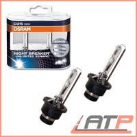 OSRAM 2-ER SET D2S XENARC NIGHT BREAKER UNLIMITED XENON BRENNER LEUCHTMITTEL