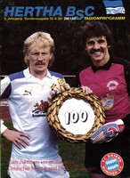 DFB-Pokal 86/87 Hertha BSC - FC Bayern München, 30.08.1986