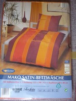 4tlg. Mako Satin Bettwäsche 135 x 200 cm - neu und OVP