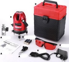 Professional Automatic Self Leveling 5 Line 6 Point 4V1H Laser Level Measure Uij
