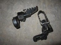 Kawasaki KLR 600 A Fußrasten / footpegs Origilan tüv 
