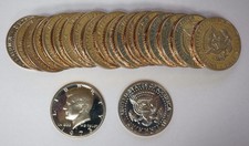 1973 S 50C clad Half Dollar Proof Roll of 20 Gem Coins