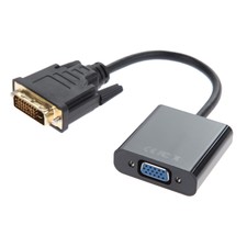 1080P DVI-D 24+1 to VGA HDTV Monitor Cable Adapter Converter for PC Display Card