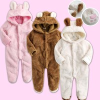 NWT Vaenait Baby Winter Snowsuit Fleece Hoodie Jumpsuit Outwear "Cozy Animal"