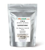 250 Tabletten ZMA - Zink Magnesium Vitamin B6 - Muskelaufbau Testosteron