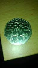 The Battle Of Britain 50 p rare coin