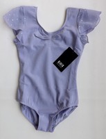 Ballett Trikot, Body Chiffonärmel flieder Kinder BLOCH