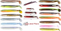 2 Komodo Shad 6 - 9 - 11 cm Spro Kunstköder für Barsch Zander Hecht Bony Shaker