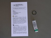 Batterie Set für / Battery Kit for Uwatec Tauchteam Scubapro Aladin Pro / Sport.