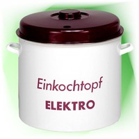 Krüger Einkochtopf Einwecktopf Einkocher Elektro mit Decklel  28 L 