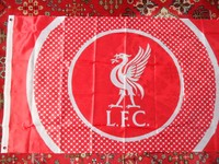 Fahne Liverpool FC  100 x 140 cm FC Liverpool - Schwenkfahne mit Ösen NEU!
