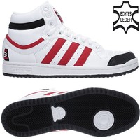 Adidas Top Ten Hi weiß rot Herren Leder High-Top Sneakers Basketball 80s NEU