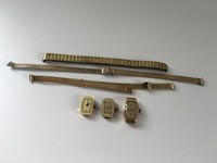Konvolut Damenuhren und Armbänder 