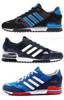 adidas ZX 750 Mens Originals Trainers Navy Royal White Shoe ZX750 Sizes 7 8 9 10