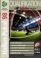 1998 DFB-Hallen-Pokal Qu. in Leipzig, Dortmund, Stuttgart, Oberhausen, Berlin