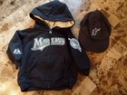 baby boys FLORIDA MARLINS LOT jacket hoodie HAT CAP baseball NEWBORN 6-9 MONTHS