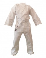Karateanzug Basic weiß aus Baumwolle BUDODRAKE
