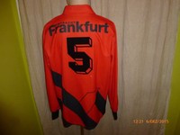 Eintracht Frankfurt Puma Langarm Heim Trikot 1994/95 "Tetra Pak" + Nr.5 Gr.XL