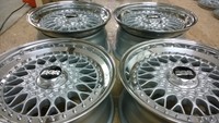 BBS RS 005 in 7x16 ET11 BMW 5x120 poliert! 3-teilig silber SELTEN!inkl.Gutachten