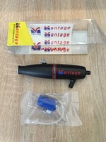 Vantage Carbon Reso-Rohr - HPI 1/8 Savage, Losi LST, TNX (.21)