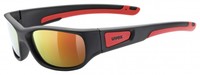 Uvex Sportstyle 506 Kinder-Sonnenbrille - black mat red
