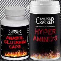 ANABOL GLUTAMIN 60 KAPSELN + 60 Hyper Aminosäuren Bcaa no Tabletten Muskelaufbau