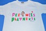 vintage 80s PEE WEE PLAYHOUSE HERMAN SHOW CARTOON WHITE t-shirt TODDLER KIDS 7