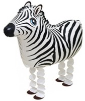 Folienballon Airwalker Zebra Luftballons Luftballon Folienballons