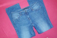 LADIES NEXT @ DESIGNER BOOTCUT FADED BLUE WOMEN JEANS W34 UK 16 R L31
