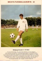 Farb-Bild Overath (1. FC Köln) ca. 1973