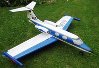 Rarität Hegi Learjet von 1979, mit EZFW, ungeflogen, sehr selten, guter Zustand