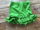 NEW SEW SASSY BOUTIQUE RUFFLE SHORTS GREEN 12 MONTH
