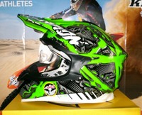 SCORPION EXO VX-15 PETROL Helm Pumpsystem Cross Enduro Grün Kawasaki KX-F NEU L