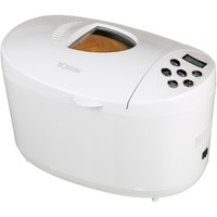 Bomann CB 594 Weiss-Edelstahl Brotbackautomat Teigzubereitung Display 800 Watt