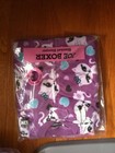 NIP GIRL'S JOE BOXER PURPLE WITH PRINTED KITTENS FOOTED BLANKET SLEEPER SIZE 4T