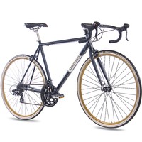 28" Zoll RENNRAD FAHRRAD RAD CHRISSON VINTAGE ROAD 2.0 mit 14G SHIMANO schwarz