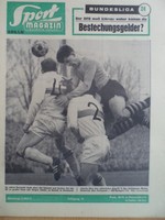 SPORT MAGAZIN KICKER 11 A - 16.3. 1964 * BVB-Stuttgart 7:1 Braunschweig-HSV 2:1