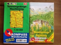 Tennengebirge, Hochkönig  Radtouren 1 : 50 000