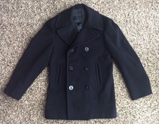 Pea Coat, U.S. Navy, Men's, Enlisted, WWII Military Issue, Size: 36 - Regular