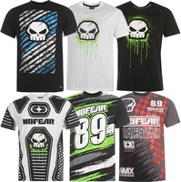 No Fear Motocross Graphic T-Shirt BMX Motorcross XS S M L XL 2XL Moto Tee neu