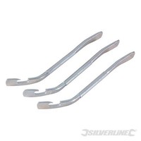 3 x FAHRRAD-REIFENHEBER REIFEN-HEBEL STAHL METALL ROBUST REIFENWECHSEL 