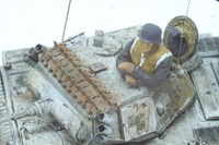 1:35  Gebaut Built Panzer Luchs Ostfront Winter + Figur